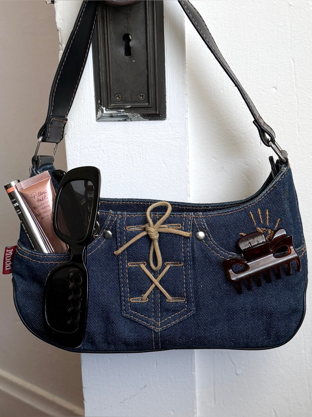 Vintage Mudd Denim Shoulder Bag